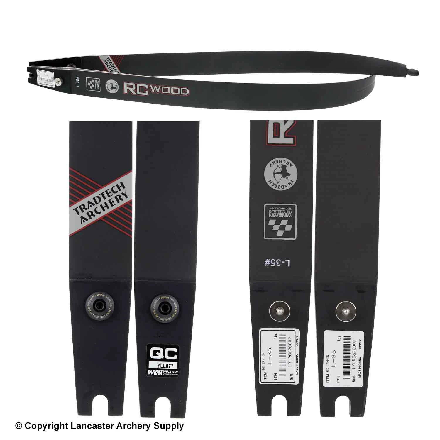 TradTech Archery TradTech RC Carbon/Wood Recurve Limbs (Open Box X1030208) 4 TradTech Archery TradTech RC Carbon/Wood Recurve Limbs (Open Box X1030208) - Image 2