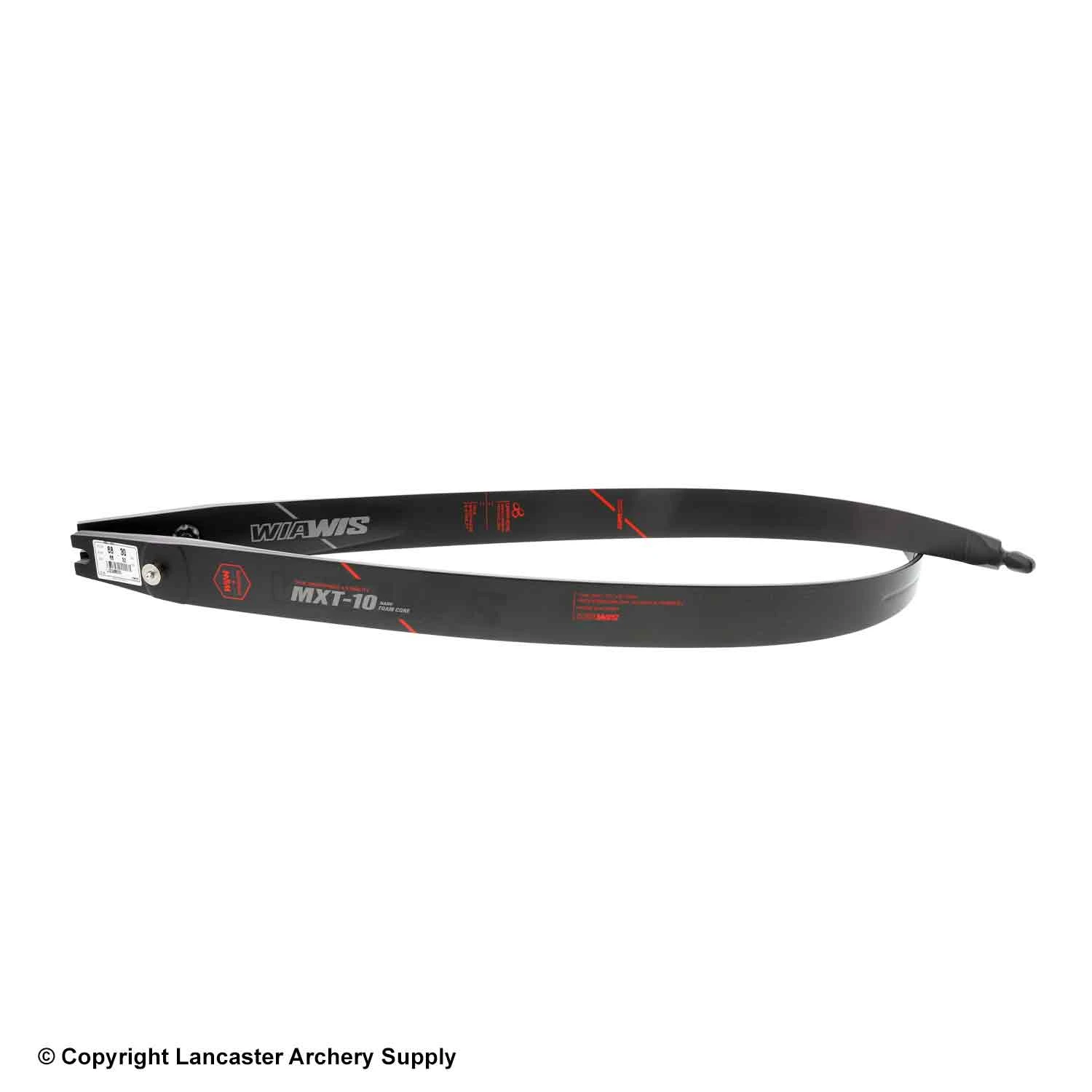 Lancaster Archery Supply Win Win Wiawis MXT-10 Foam/Carbon ILF Target Recurve Limbs (Open Box X1030240) 3 Lancaster Archery Supply Win Win Wiawis MXT-10 Foam/Carbon ILF Target Recurve Limbs (Open Box X1030240)