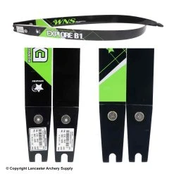 WNS Archery WNS Explore B1 Glass/Bamboo Recurve Limbs (Open Box X1031026) -Lancasterarchery Shop X1031026a