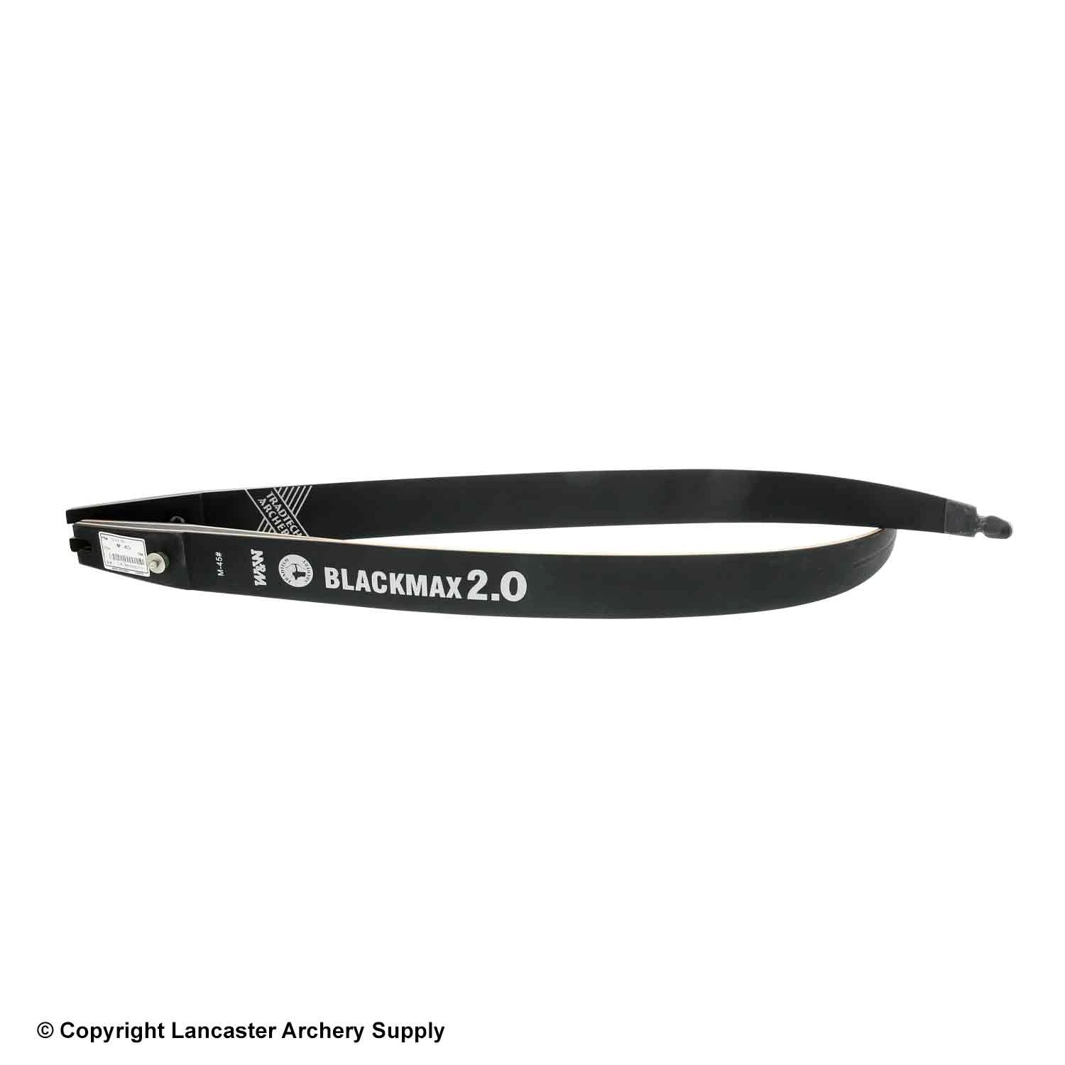 TradTech Archery TradTech Black Max 2.0 Glass/Wood Recurve Limbs (Open Box X1031037) 3 TradTech Archery TradTech Black Max 2.0 Glass/Wood Recurve Limbs (Open Box X1031037)