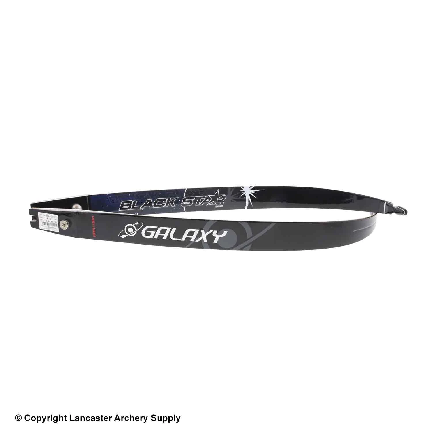 Galaxy Archery Galaxy Black Star ILF Recurve Limbs (Open Box X1031226) 3 Galaxy Archery Galaxy Black Star ILF Recurve Limbs (Open Box X1031226)