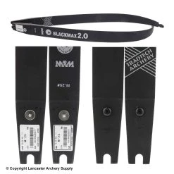 TradTech Archery TradTech Black Max 2.0 Glass/Wood Recurve Limbs (Open Box X1031262) -Lancasterarchery Shop X1031262a