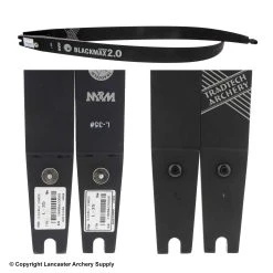 TradTech Archery TradTech Black Max 2.0 Carbon/Wood Recurve Limbs (Open Box X1031579) -Lancasterarchery Shop X1031579a