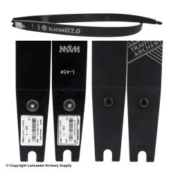 TradTech Archery TradTech Black Max 2.0 Carbon/Wood Recurve Limbs (Open Box X1032001) -Lancasterarchery Shop X1032001a