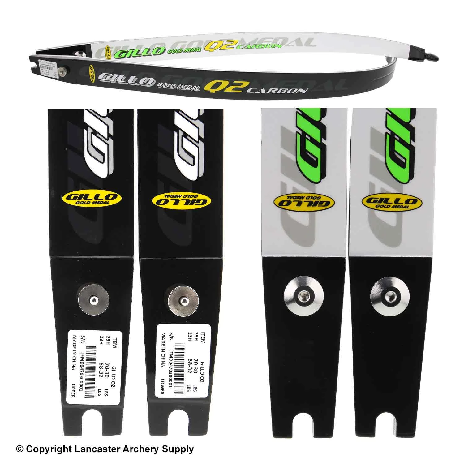 Gillo Q2 Recurve Limb (Clearance X1032093) 4 Gillo Q2 Recurve Limb (Clearance X1032093) - Image 2