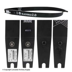 TradTech Archery TradTech Black Max 2.0 Glass/Wood Recurve Limbs (Open Box X1032318) -Lancasterarchery Shop X1032318a