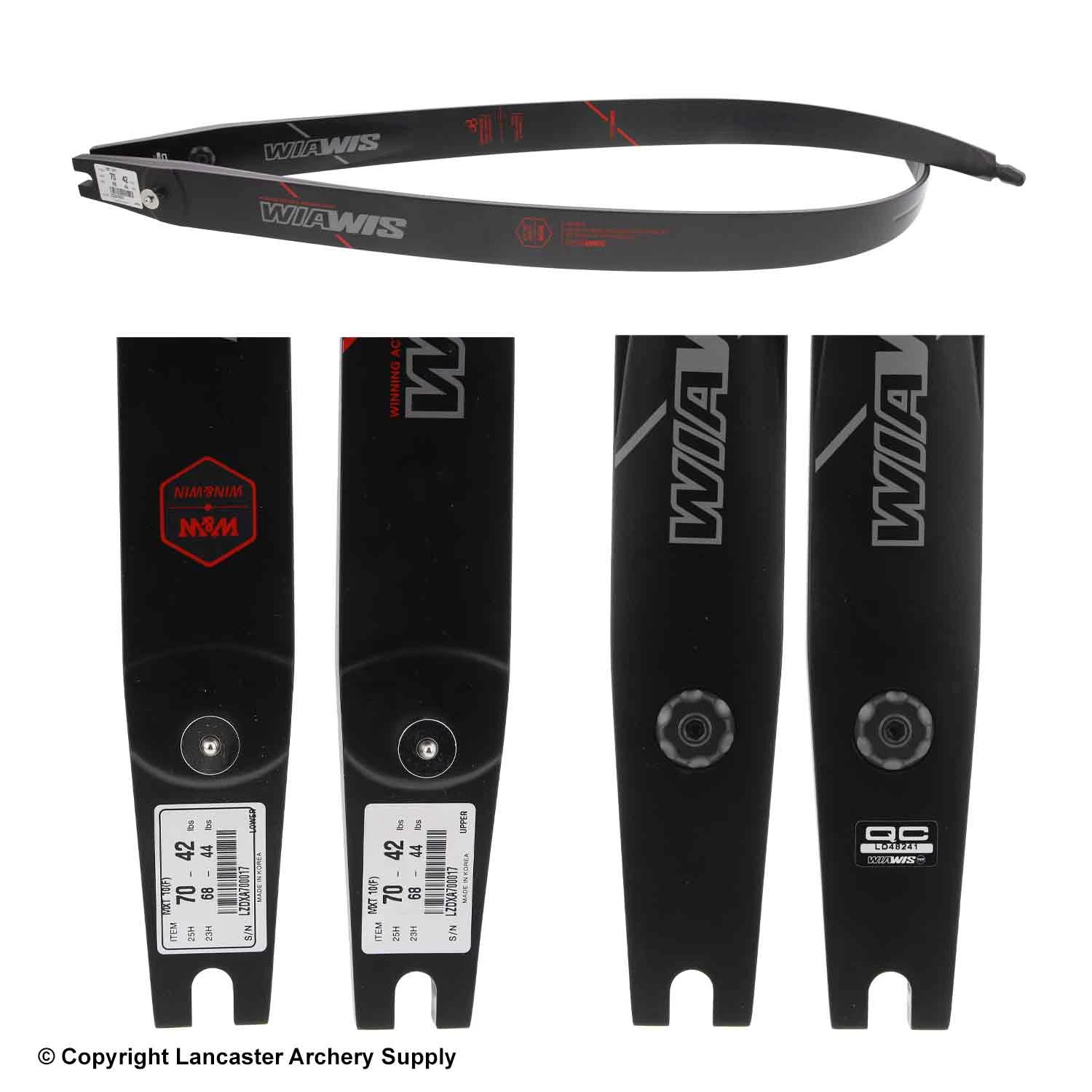 Win & Win MXT-10 ILF Recurve Limbs (Open Box X1032422) 4 Win & Win MXT-10 ILF Recurve Limbs (Open Box X1032422) - Image 2