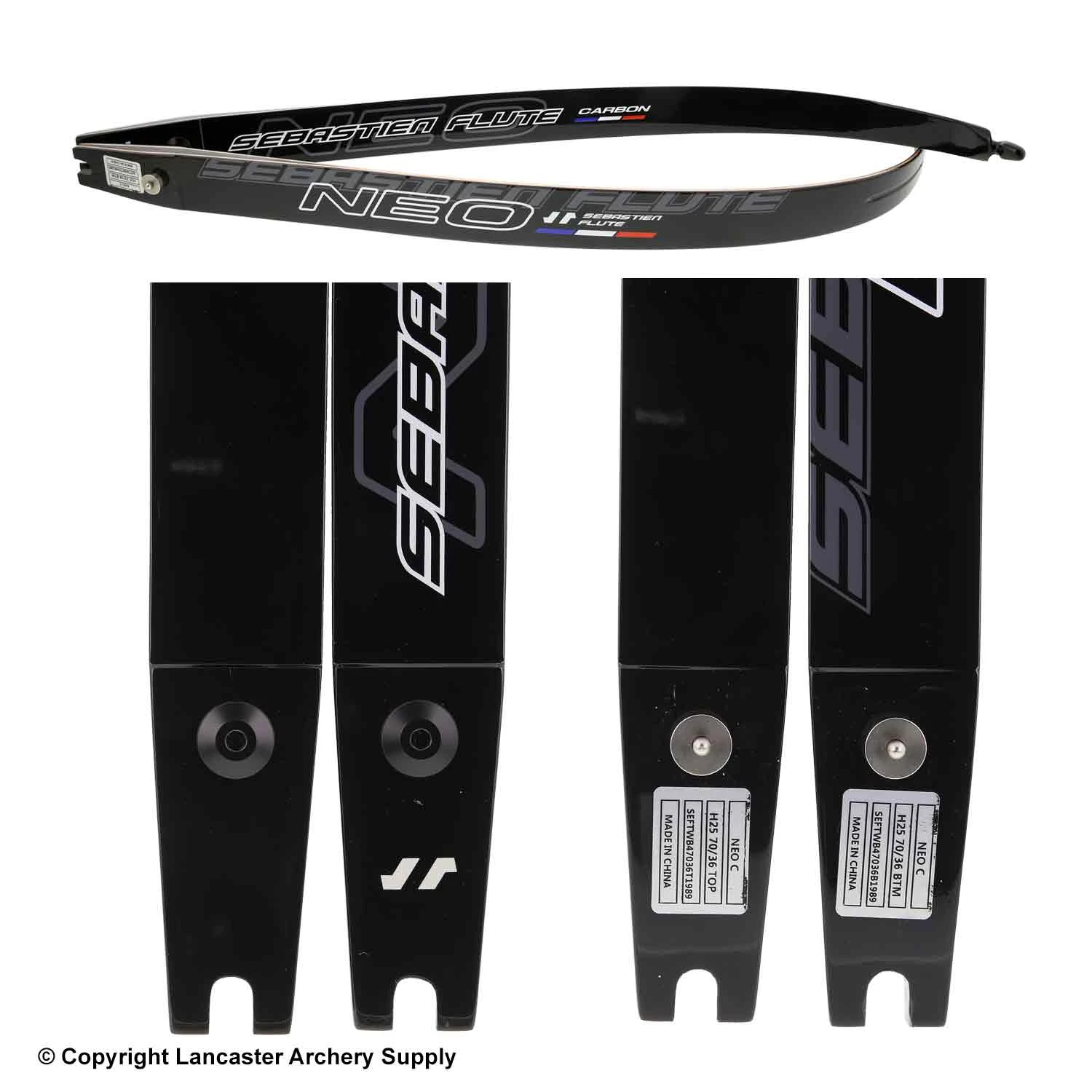 Sebastien Flute NEO Carbon Wood ILF Recurve Limbs (Open Box X1033368) 4 Sebastien Flute NEO Carbon Wood ILF Recurve Limbs (Open Box X1033368) - Image 2