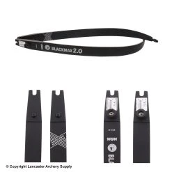 TradTech Archery TradTech Black Max 2.0 Glass/Wood Recurve Limbs(Open Box X1033532) -Lancasterarchery Shop X1033532A